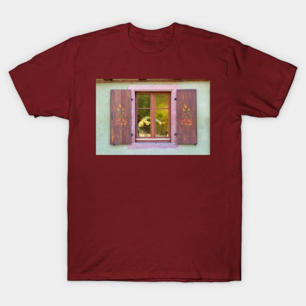 Orchids in the Window T-Shirt by yairkarelic